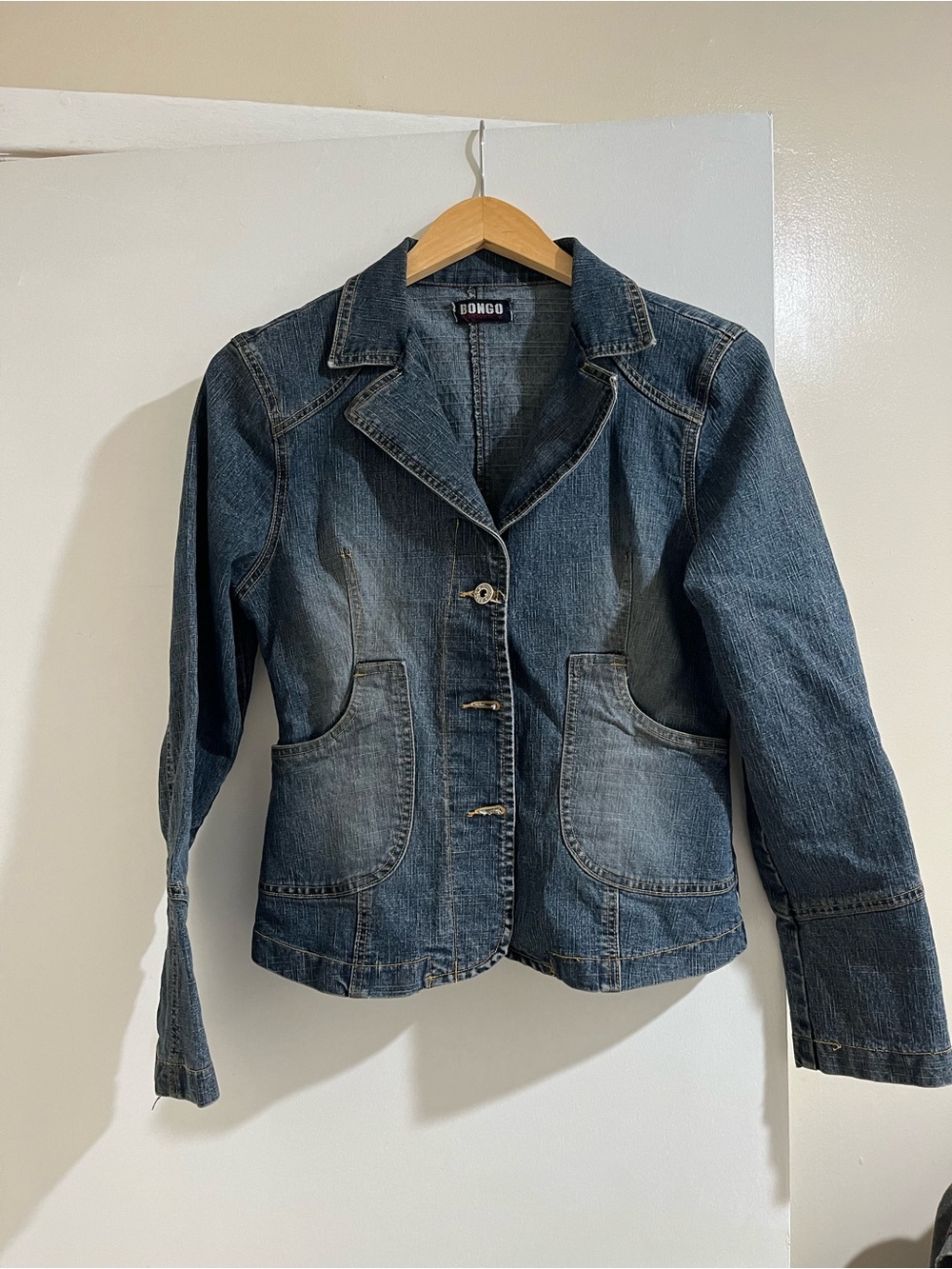 BONGO Junior Washed Blue Denim Jacket